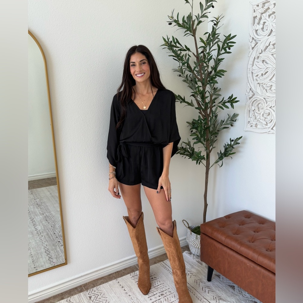 Lulus black romper
